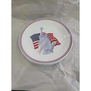 Corelle Statue of Liberty Dinner Plate 1991 - Set Of 6 Plates